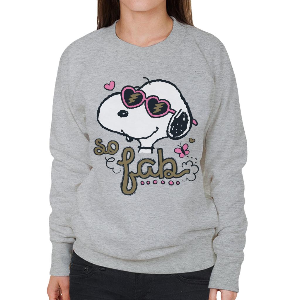 Peanuts Snoopy So Fab Women's Sweatshirt-ALL + EVERY