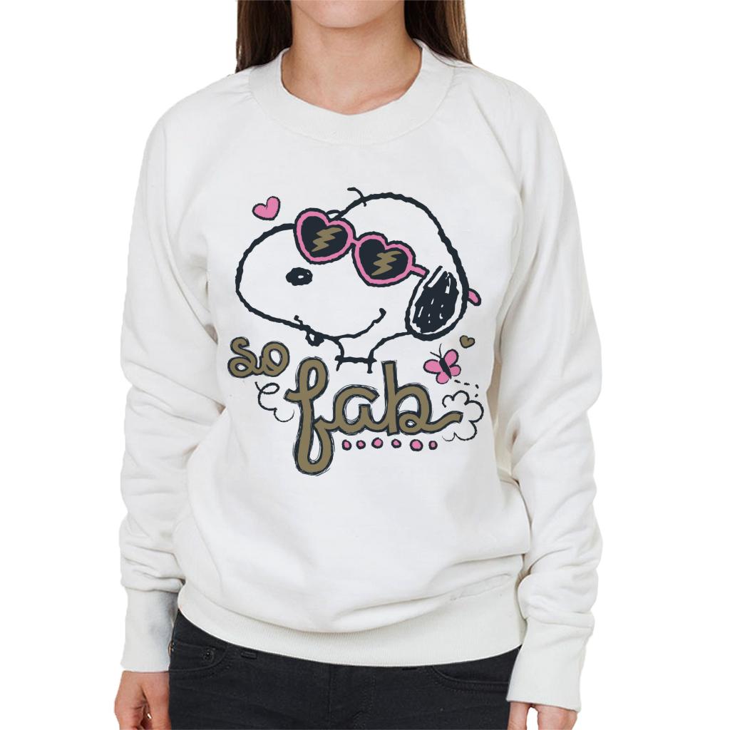 Peanuts Snoopy So Fab Women's Sweatshirt-ALL + EVERY