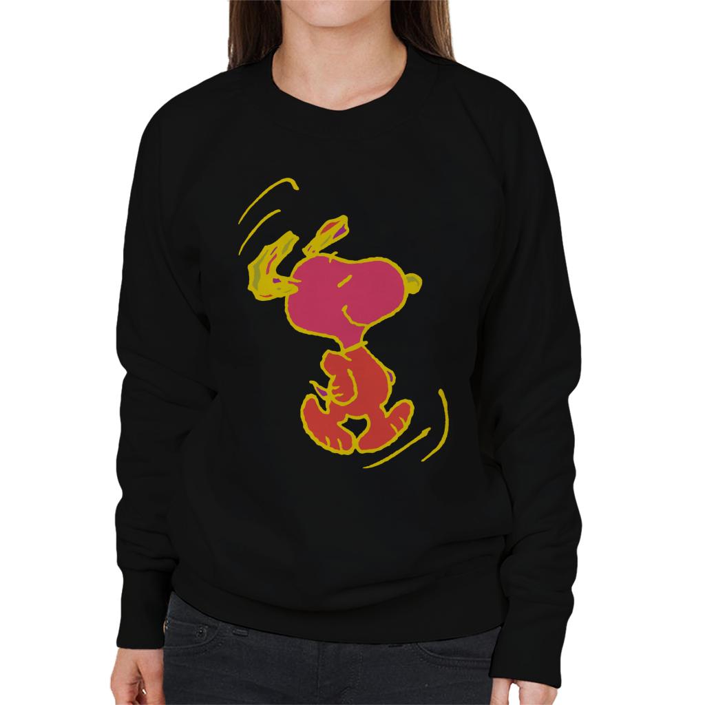 Peanuts-Snoopy-Colourful-Sketch-Womens-Sweatshirt