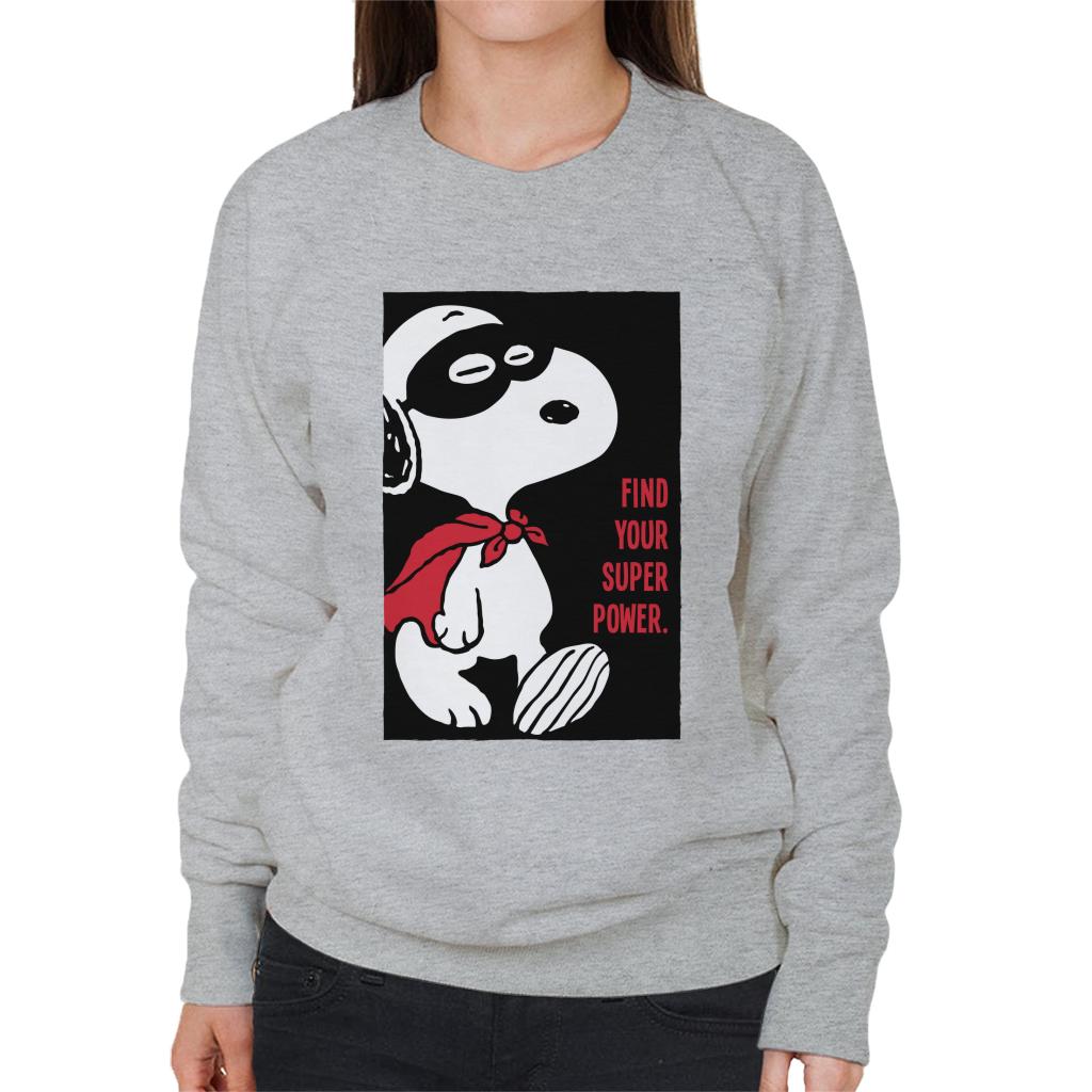 Peanuts-Snoopy-Find-Your-Super-Power-Womens-Sweatshirt