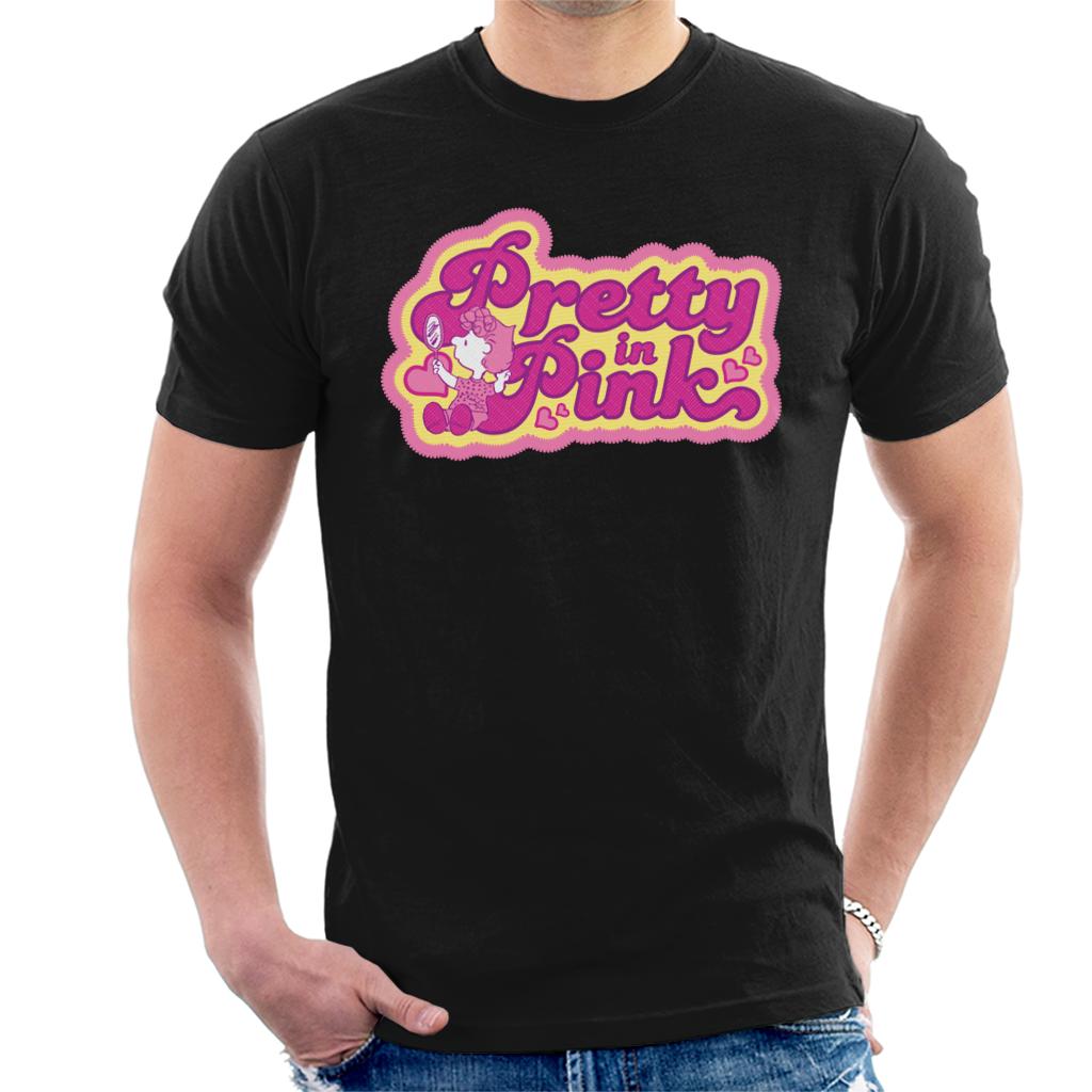 Peanuts-Pretty-In-Pink-Mens-T-Shirt