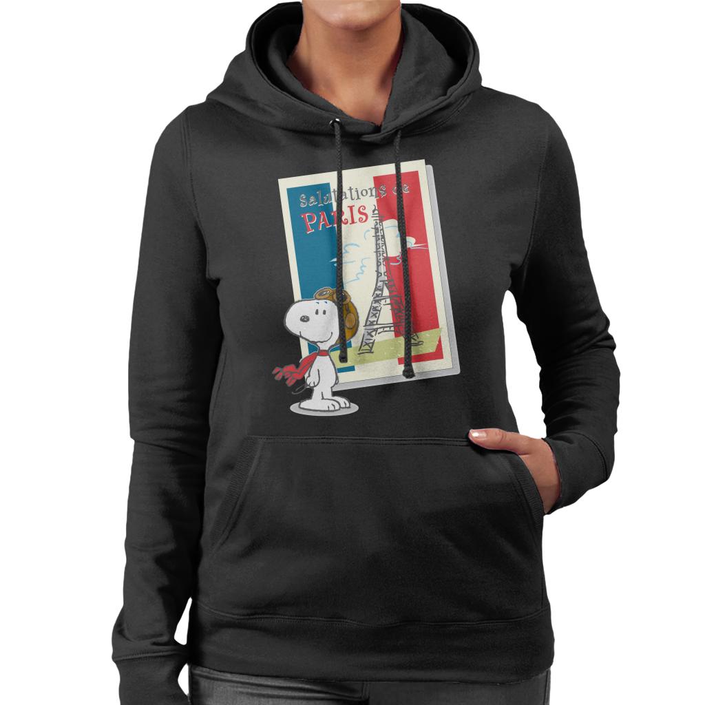 Peanuts-Snoopy-In-Paris-Womens-Hooded-Sweatshirt