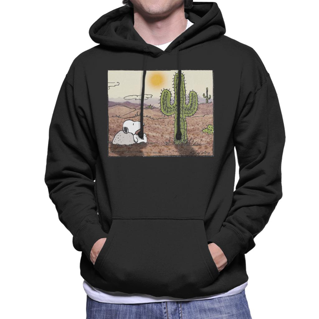 Peanuts-Snoopy-Cactus-In-The-Desert-Mens-Hooded-Sweatshirt