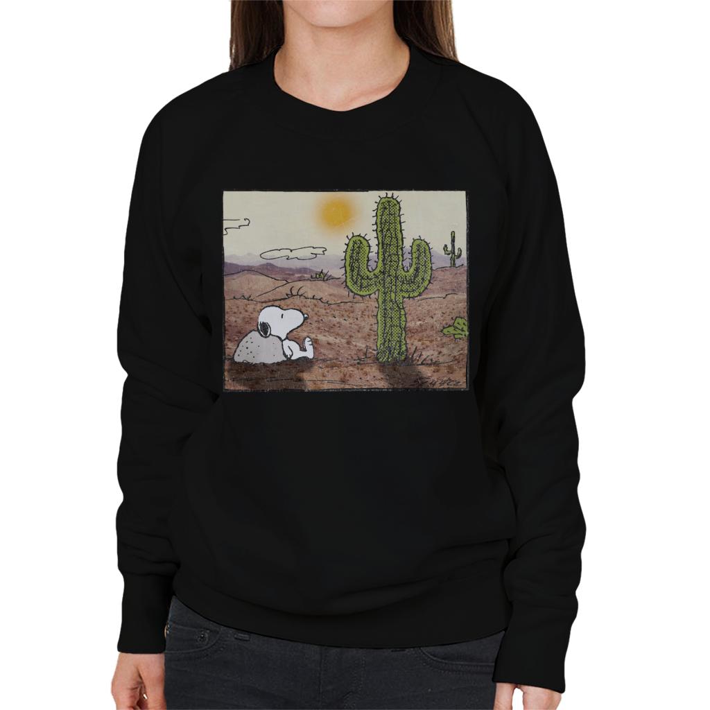 Peanuts-Snoopy-Cactus-In-The-Desert-Womens-Sweatshirt