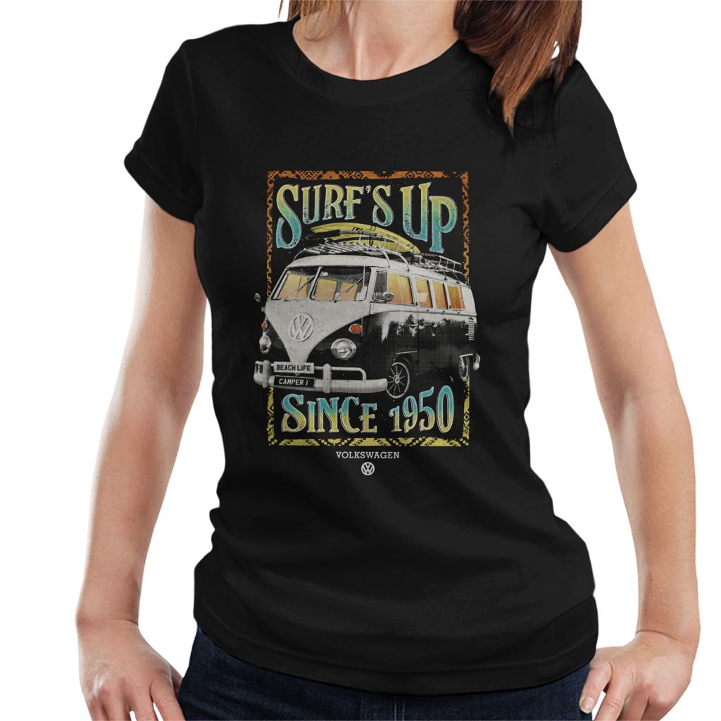 Volkswagen-Surfs-Up-Since-1950-Womens-T-Shirt