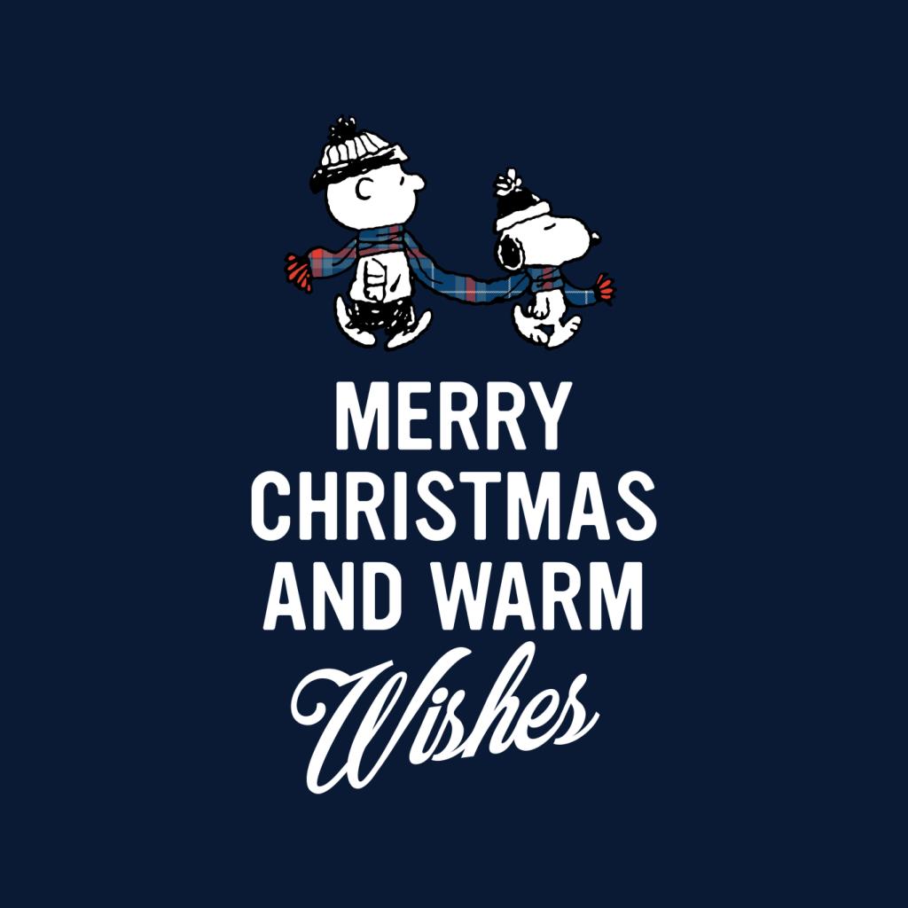 Peanuts Christmas And Warm Wishes Men's T-Shirt-ALL + EVERY