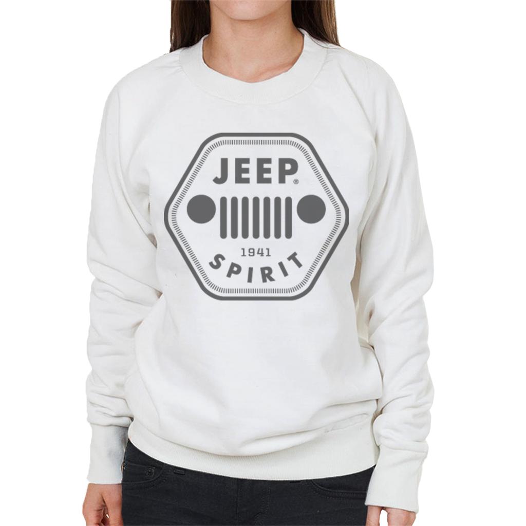 Jeep 1941 Spirit Logo Women's Sweatshirt-ALL + EVERY