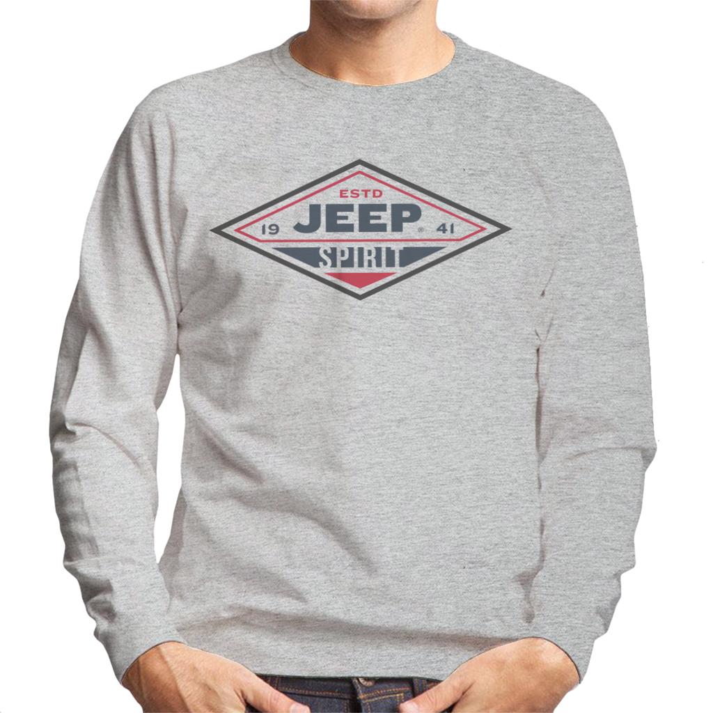 Jeep Estd 1941 Spirit Logo Men's Sweatshirt-ALL + EVERY