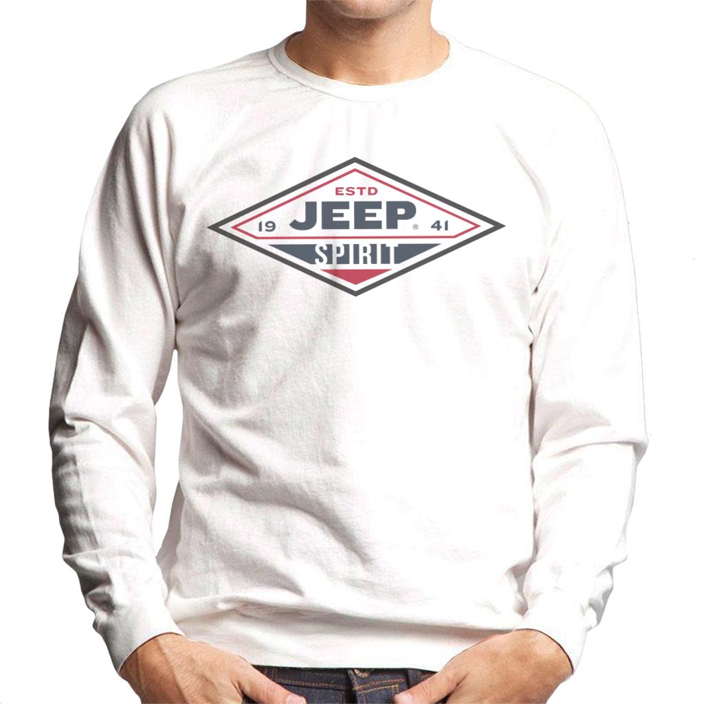 Jeep Estd 1941 Spirit Logo Men's Sweatshirt-ALL + EVERY