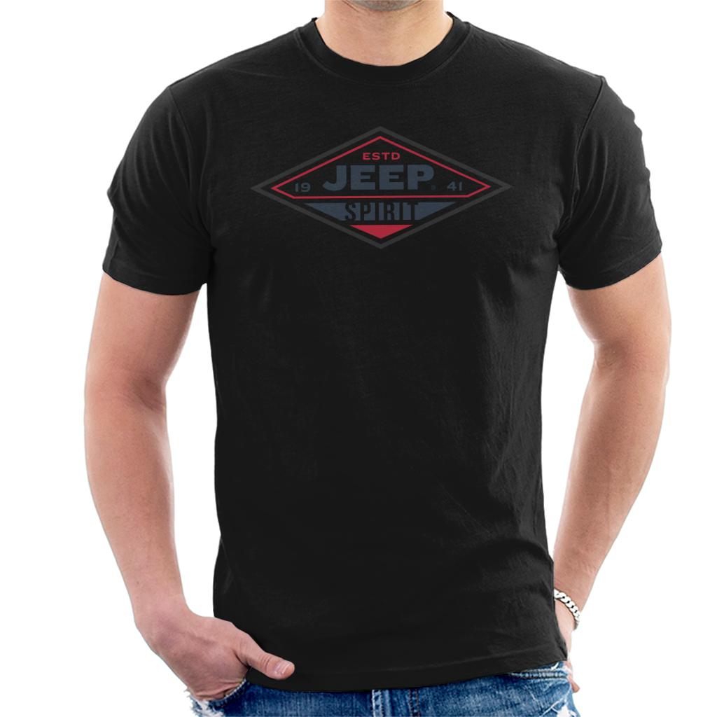 All+Every Jeep Spirit 1941 Blue Logo Men's T-Shirt All+Every Jeep Spirit 1941 Blue Logo Men's T-Shirt