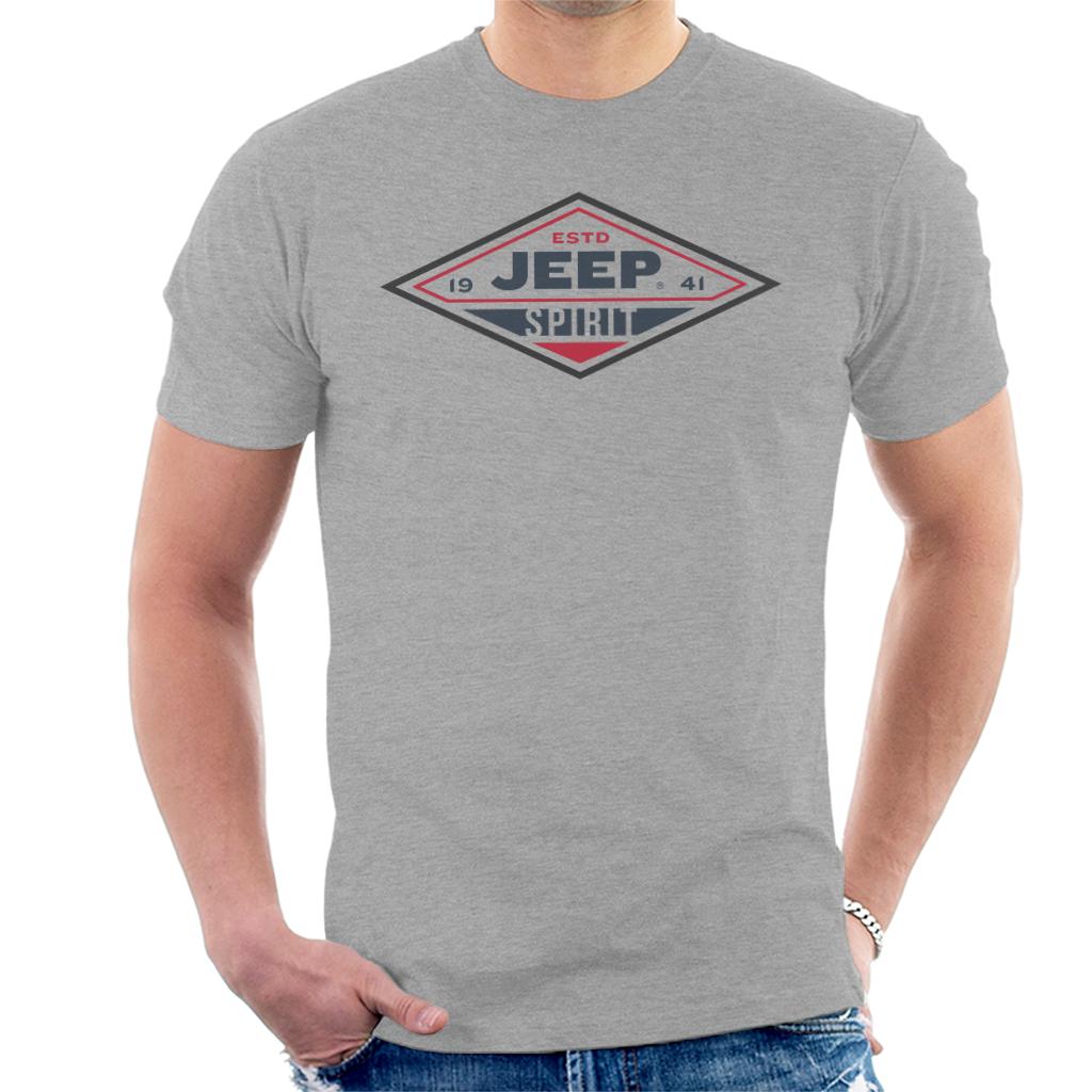 Jeep Estd 1941 Spirit Logo Men's T-Shirt-ALL + EVERY