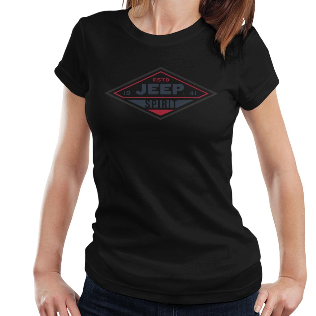 Jeep Estd 1941 Spirit Logo Women's T-Shirt-ALL + EVERY