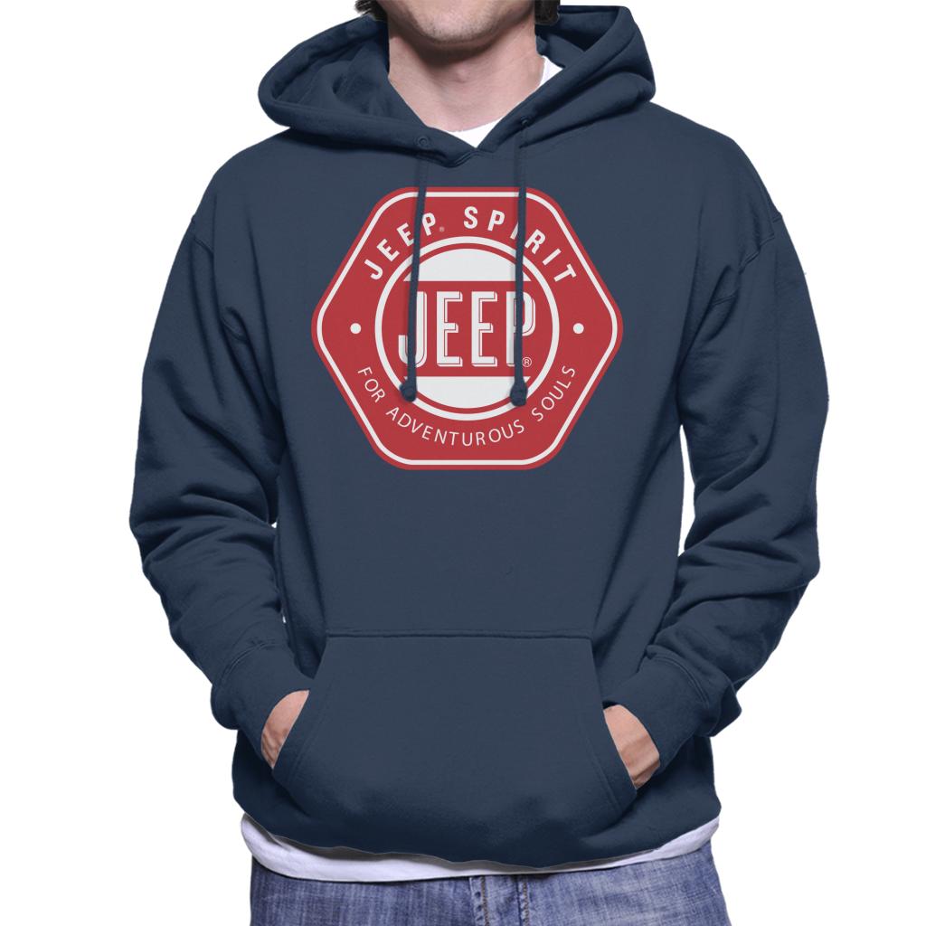 Jeep Spirit For Adventurous Souls Men's Hooded Sweatshirt-ALL + EVERY