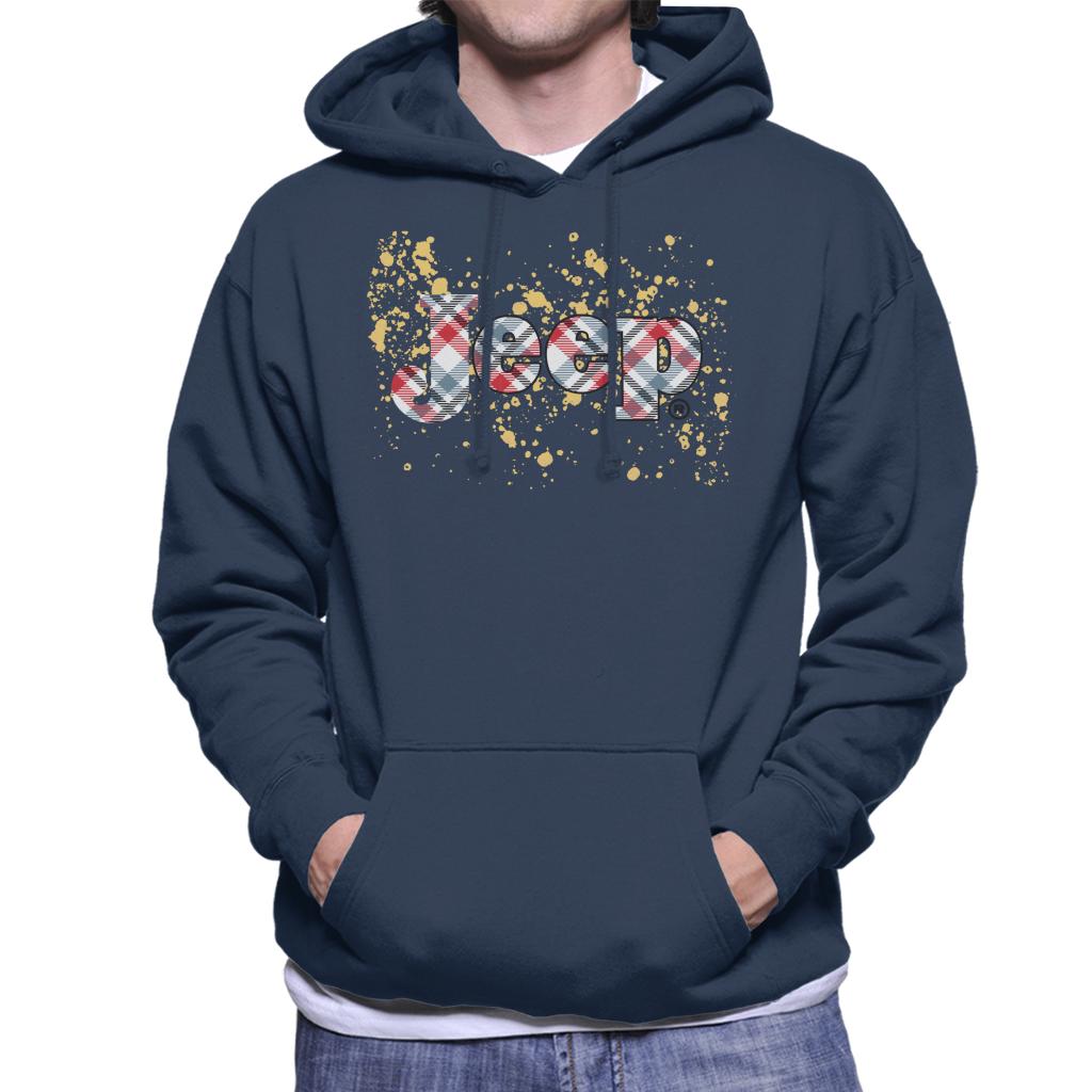 Jeep Splattered Logo Men's Hooded Sweatshirt-ALL + EVERY