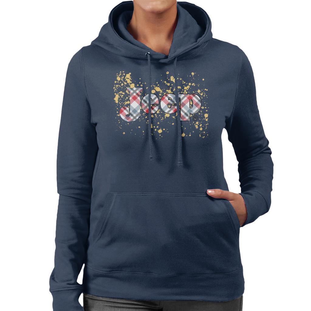 Jeep Splattered Logo Women's Hooded Sweatshirt-ALL + EVERY