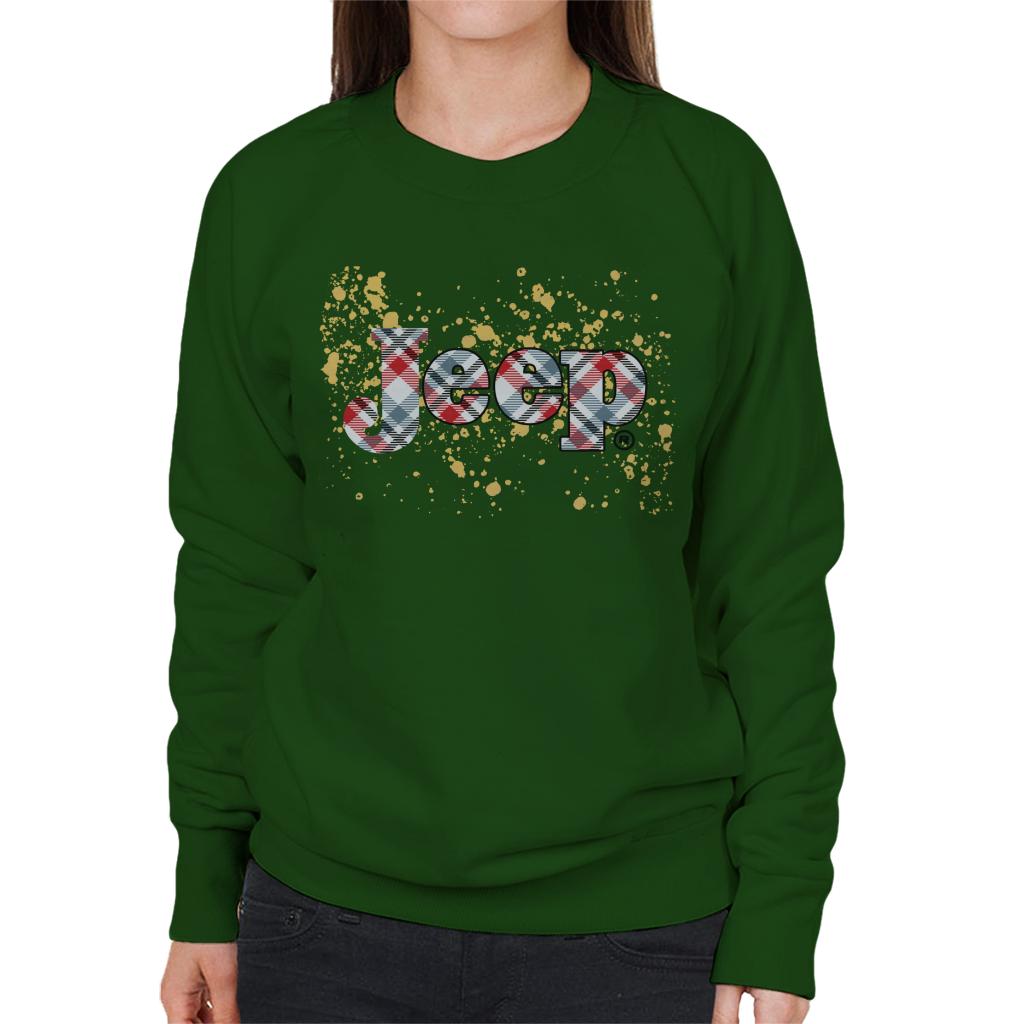 Jeep Splattered Logo Women's Sweatshirt-ALL + EVERY