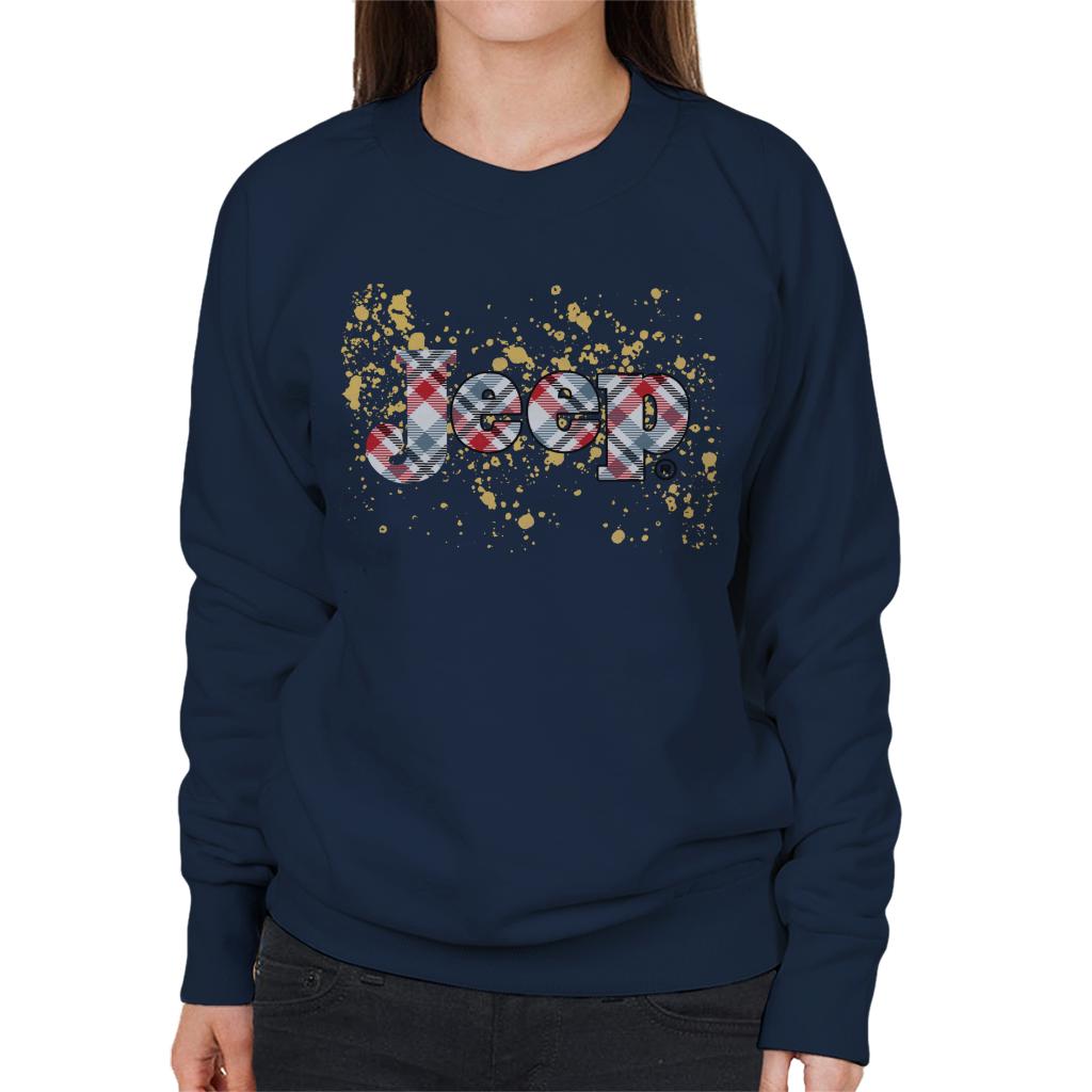 Jeep Splattered Logo Women's Sweatshirt-ALL + EVERY