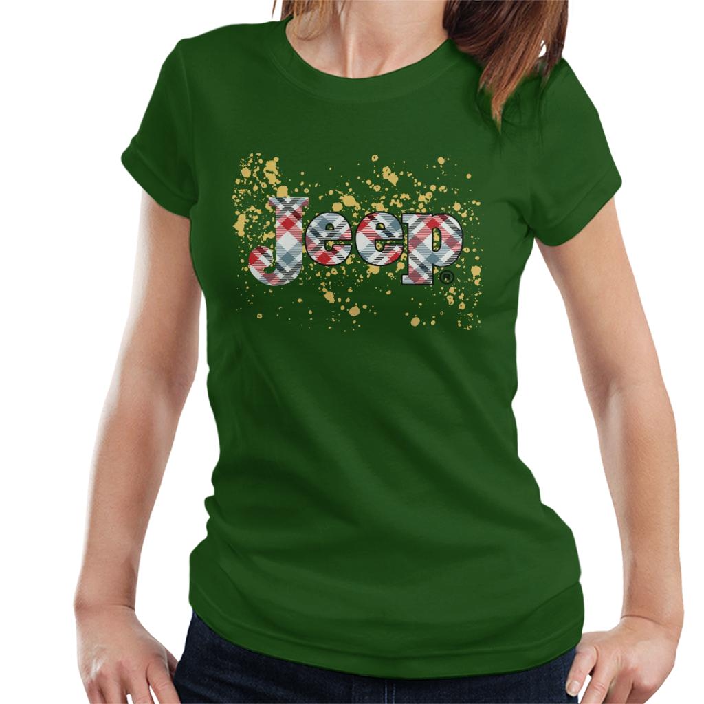 Jeep Splattered Logo Women's T-Shirt-ALL + EVERY