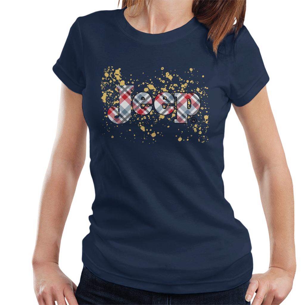 Jeep Splattered Logo Women's T-Shirt-ALL + EVERY