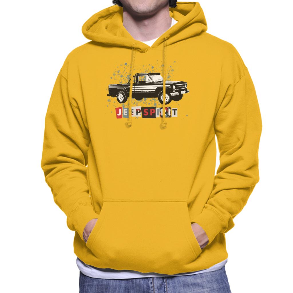 Jeep Spirit Honcho Men's Hooded Sweatshirt-ALL + EVERY