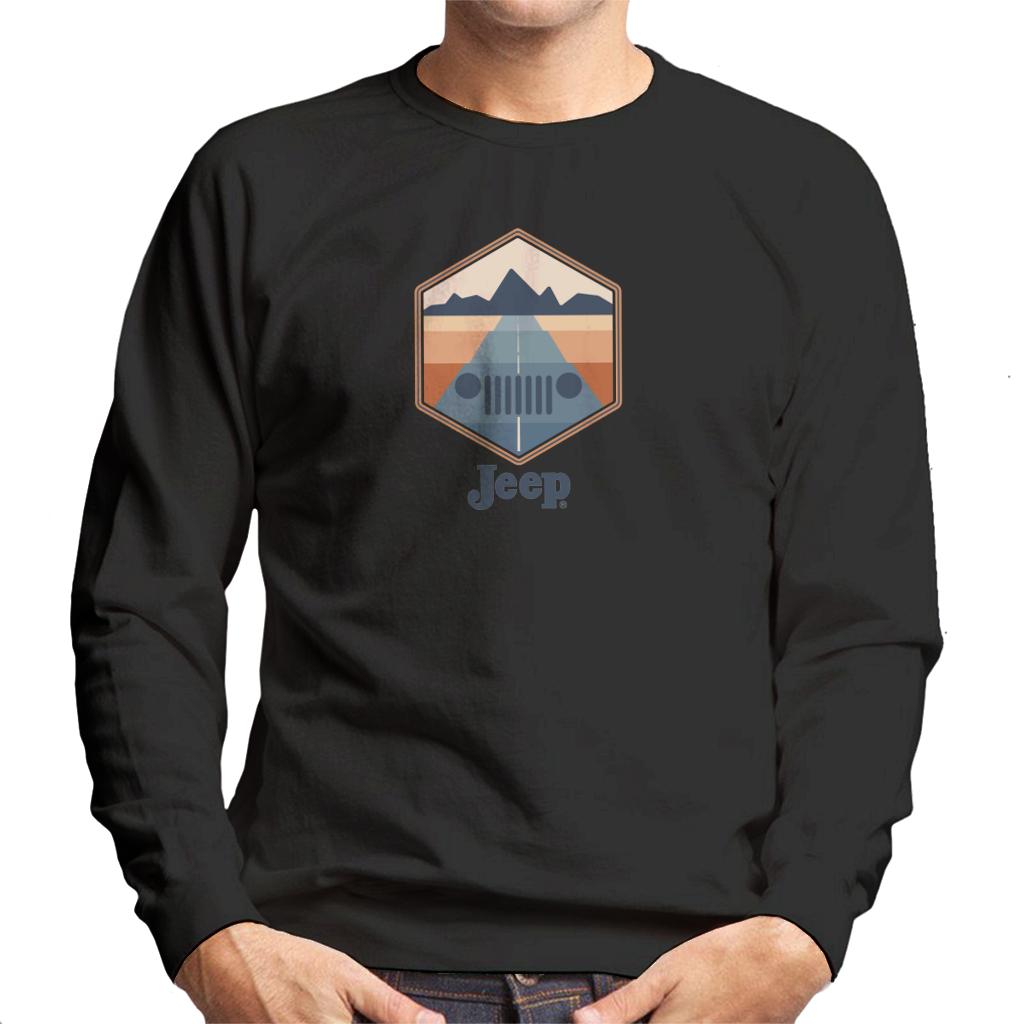 Jeep Drive With A View Men's Sweatshirt-ALL + EVERY