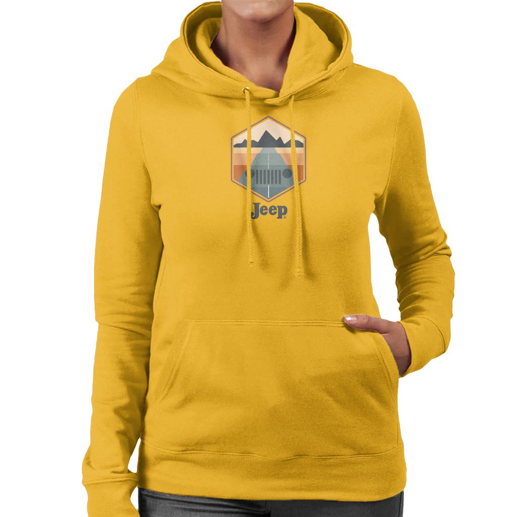 Jeep Drive With A View Women's Hooded Sweatshirt-ALL + EVERY