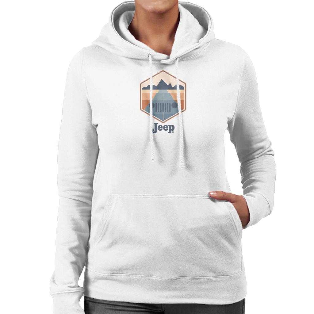 Jeep Drive With A View Women's Hooded Sweatshirt-ALL + EVERY