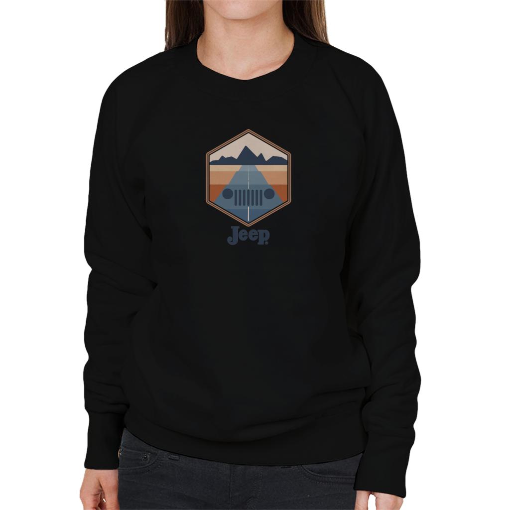 Jeep Drive With A View Women's Sweatshirt-ALL + EVERY