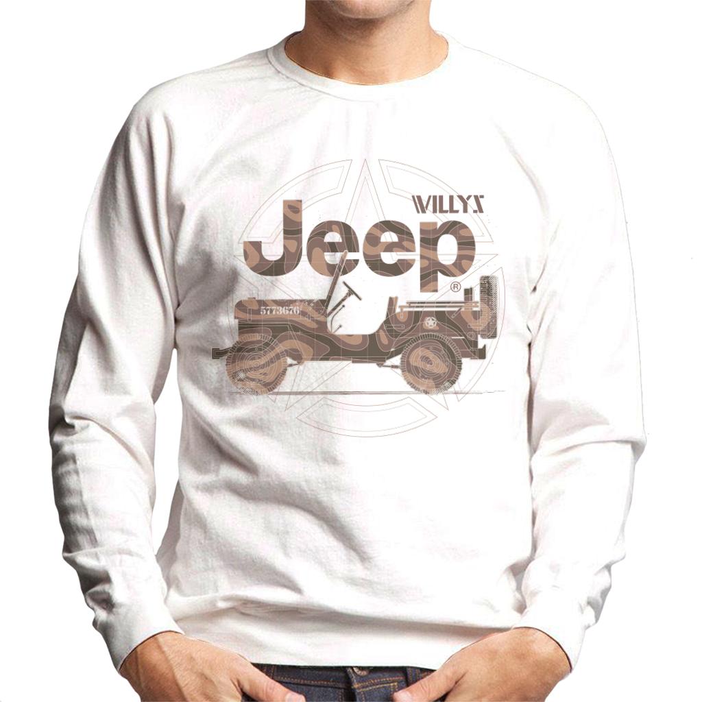 Jeep Willys MA Star Men's Sweatshirt-ALL + EVERY