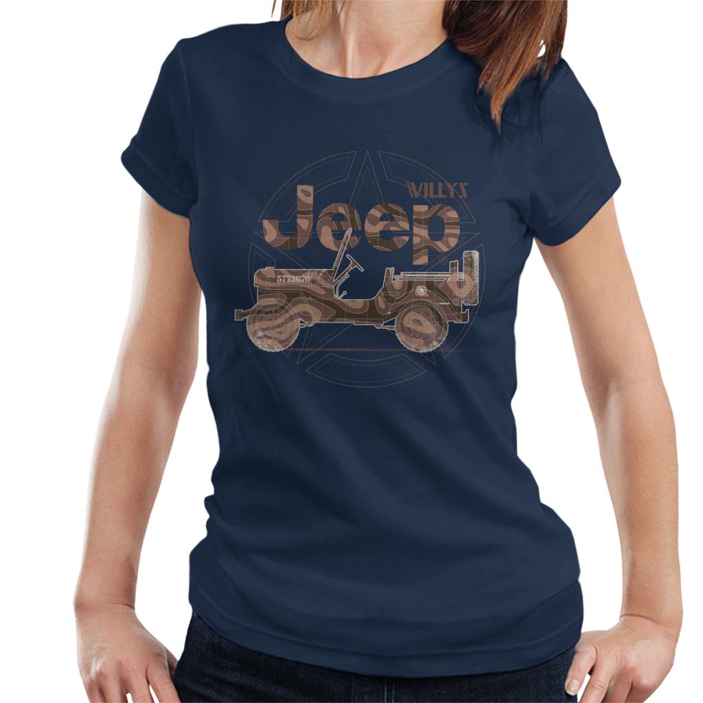 Jeep Willys MA Star Women's T-Shirt-ALL + EVERY