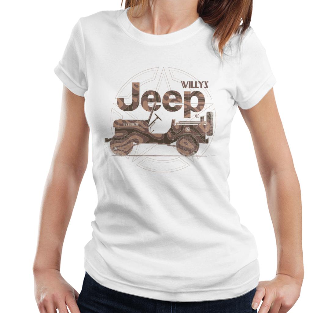 Jeep Willys MA Star Women's T-Shirt-ALL + EVERY