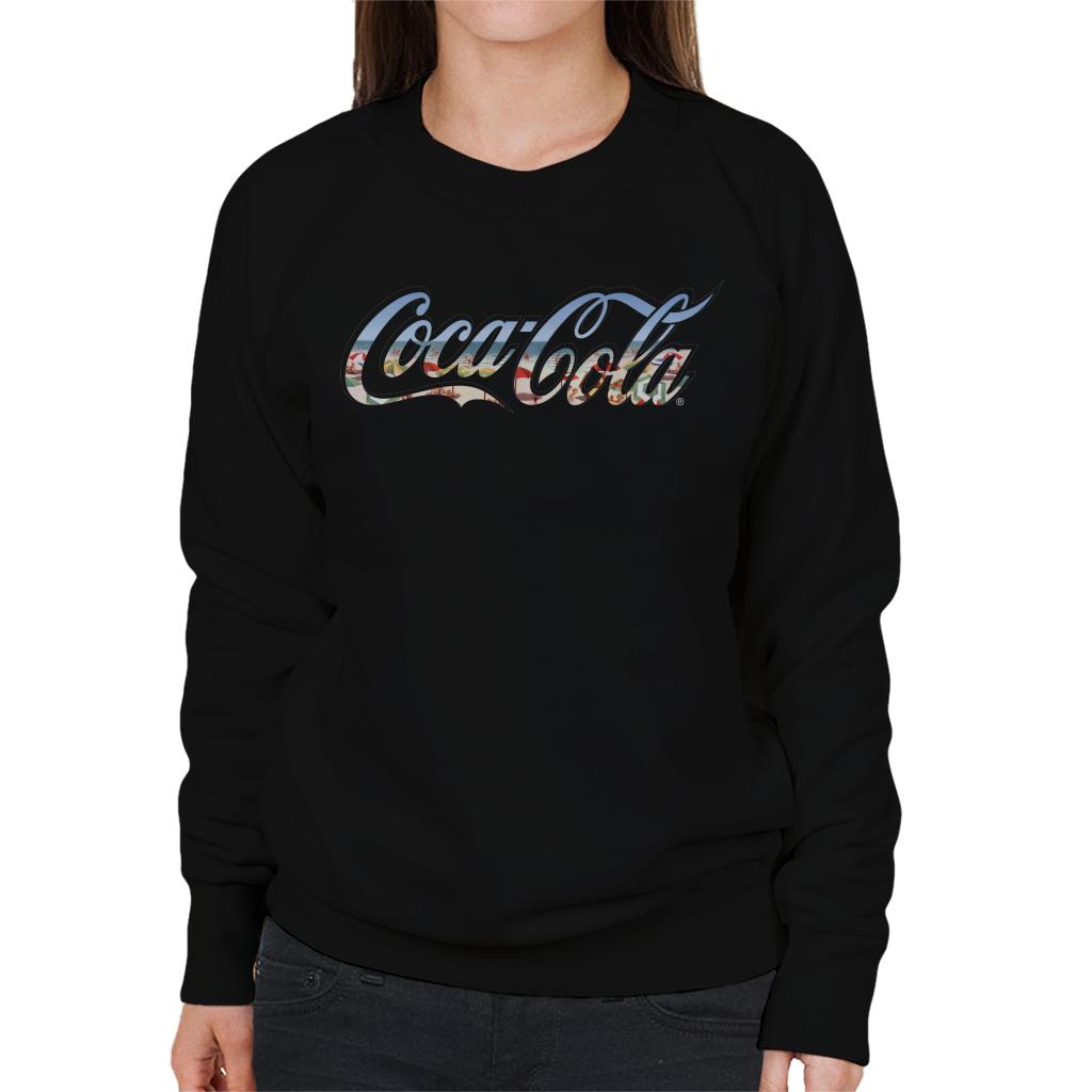 Coca-Cola-Beach-Logo-Womens-Sweatshirt