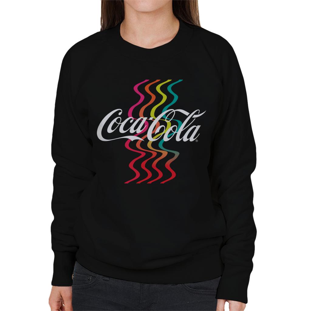 Coca-Cola-Rainbow-Waves-Logo-Womens-Sweatshirt