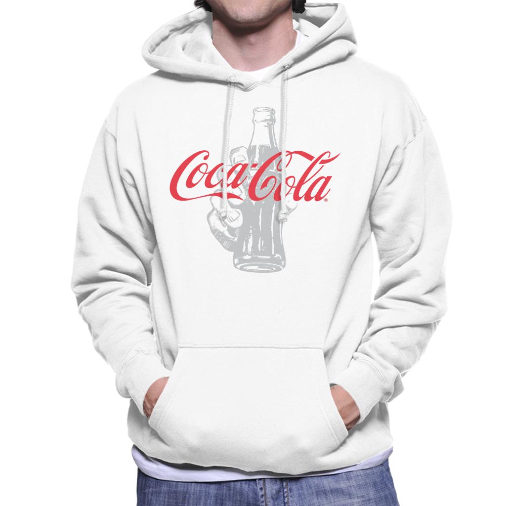 Coca-Cola-Bottle-Its-The-Real-Thing-Mens-Hooded-Sweatshirt