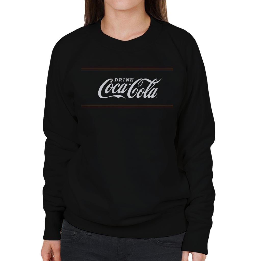 Coca-Cola-Faded-Stripes-Logo-Womens-Sweatshirt