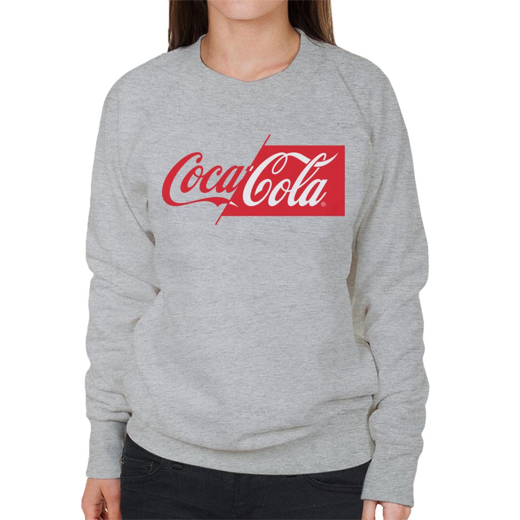 Coca-Cola-Half-Red-Half-White-Logo-Womens-Sweatshirt