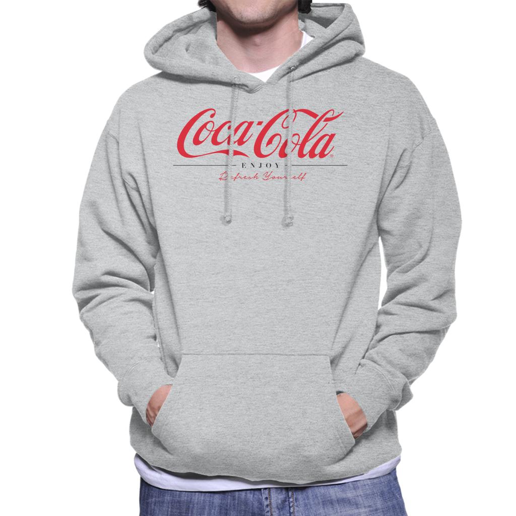 Coca-Cola-Enjoy-And-Refresh-Yourself-Mens-Hooded-Sweatshirt