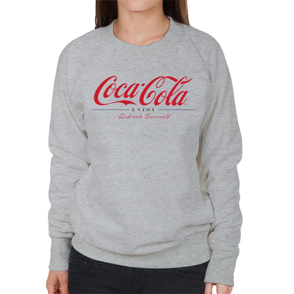 Coca-Cola-Enjoy-And-Refresh-Yourself-Womens-Sweatshirt