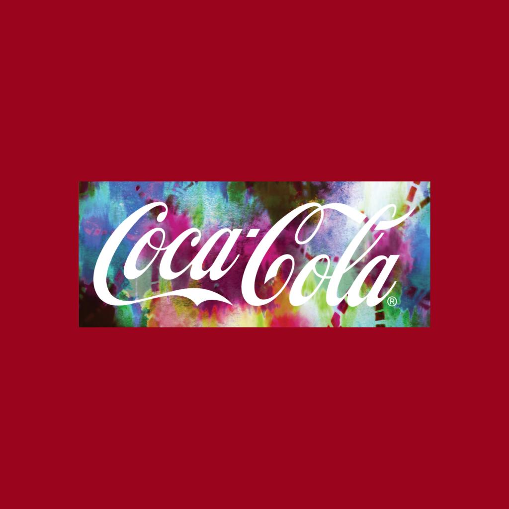 Coca Cola Colourful Backdrop Women's T-Shirt-ALL + EVERY