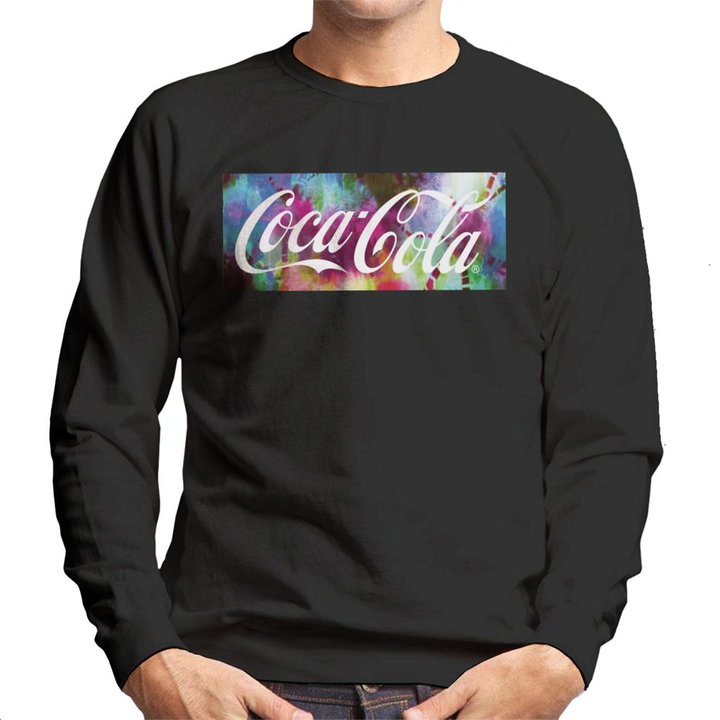 Coca-Cola-Colourful-Backdrop-Mens-Sweatshirt