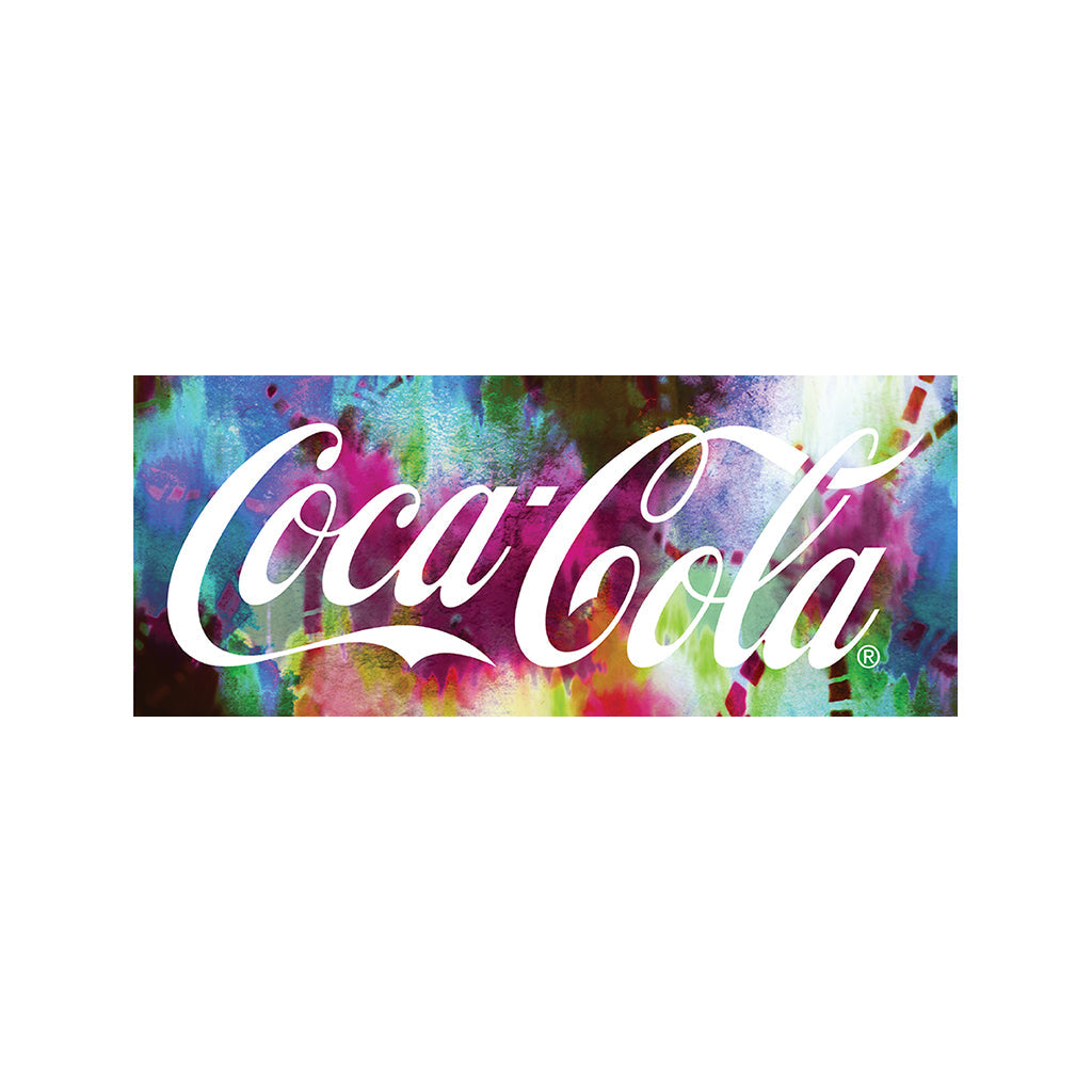 Coca Cola Colourful Backdrop Women's T-Shirt-ALL + EVERY