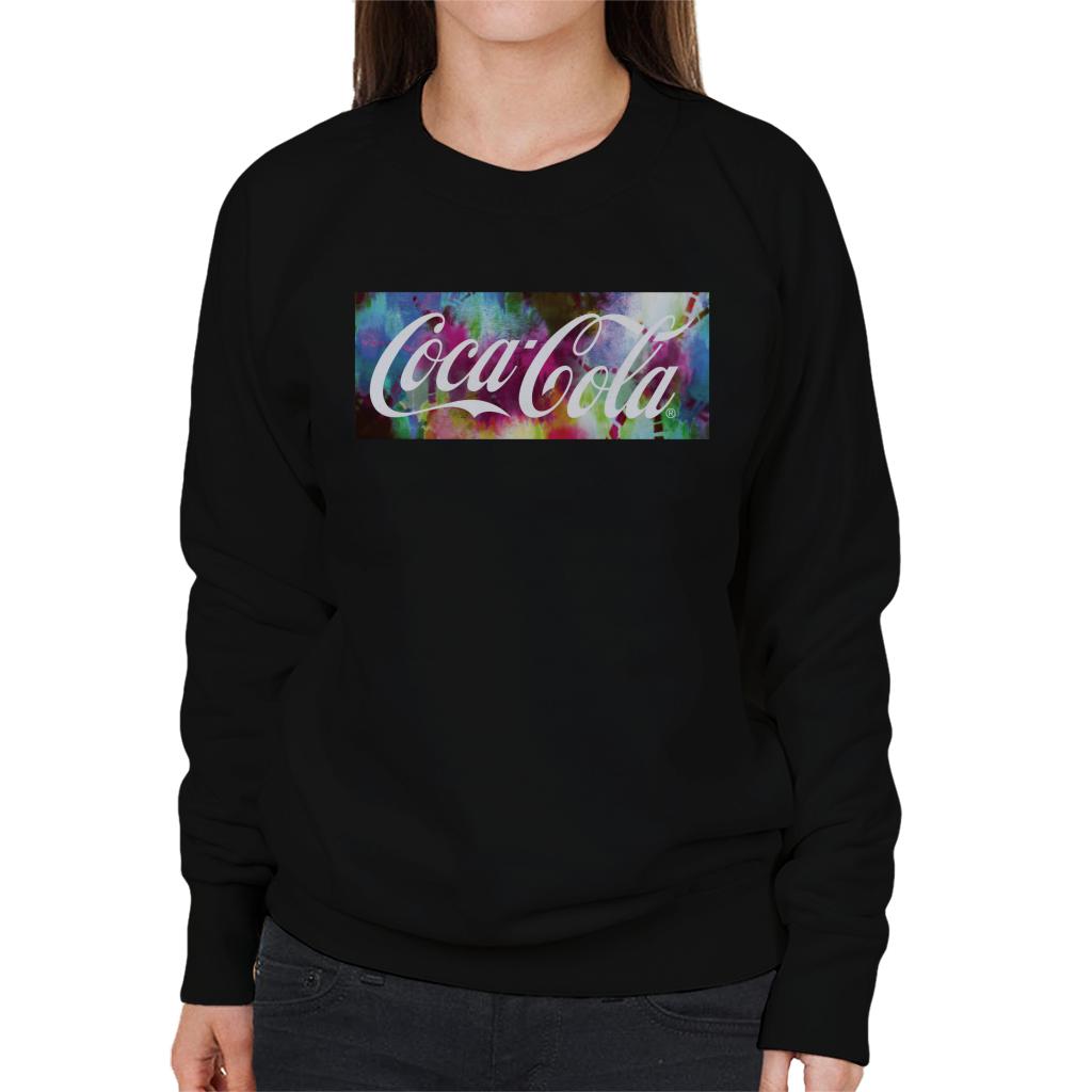 Coca-Cola-Colourful-Backdrop-Womens-Sweatshirt