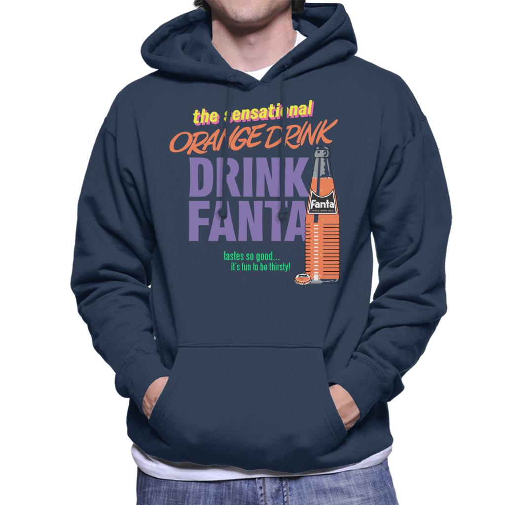 Fanta The Sensational Orange Drink Men's Hooded Sweatshirt-ALL + EVERY