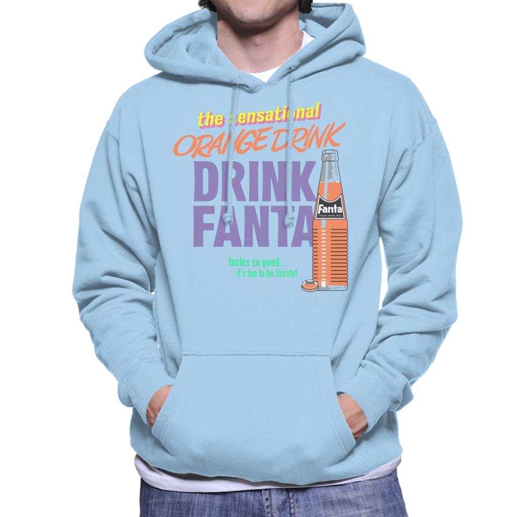 Fanta The Sensational Orange Drink Men's Hooded Sweatshirt-ALL + EVERY