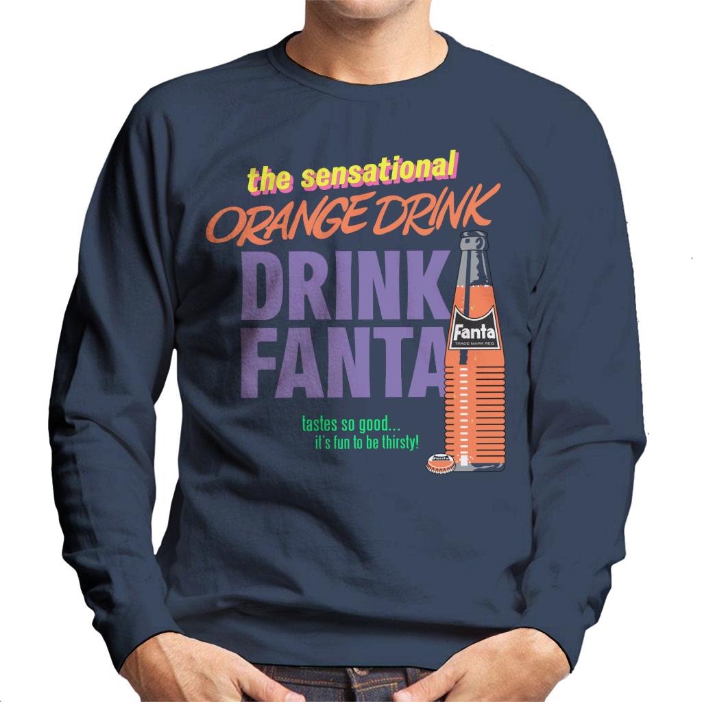 Fanta The Sensational Orange Drink Men's Sweatshirt-ALL + EVERY