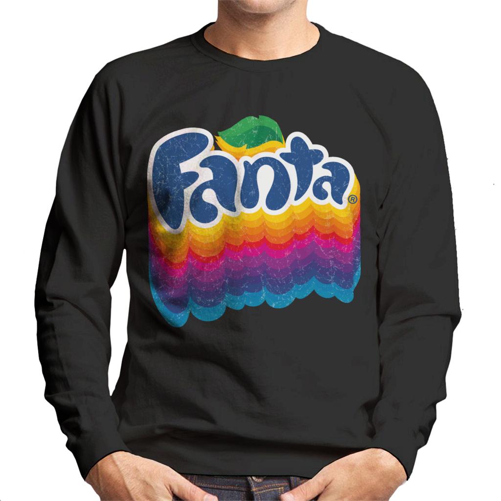 Fanta Rainbow Logo Men's Sweatshirt-ALL + EVERY