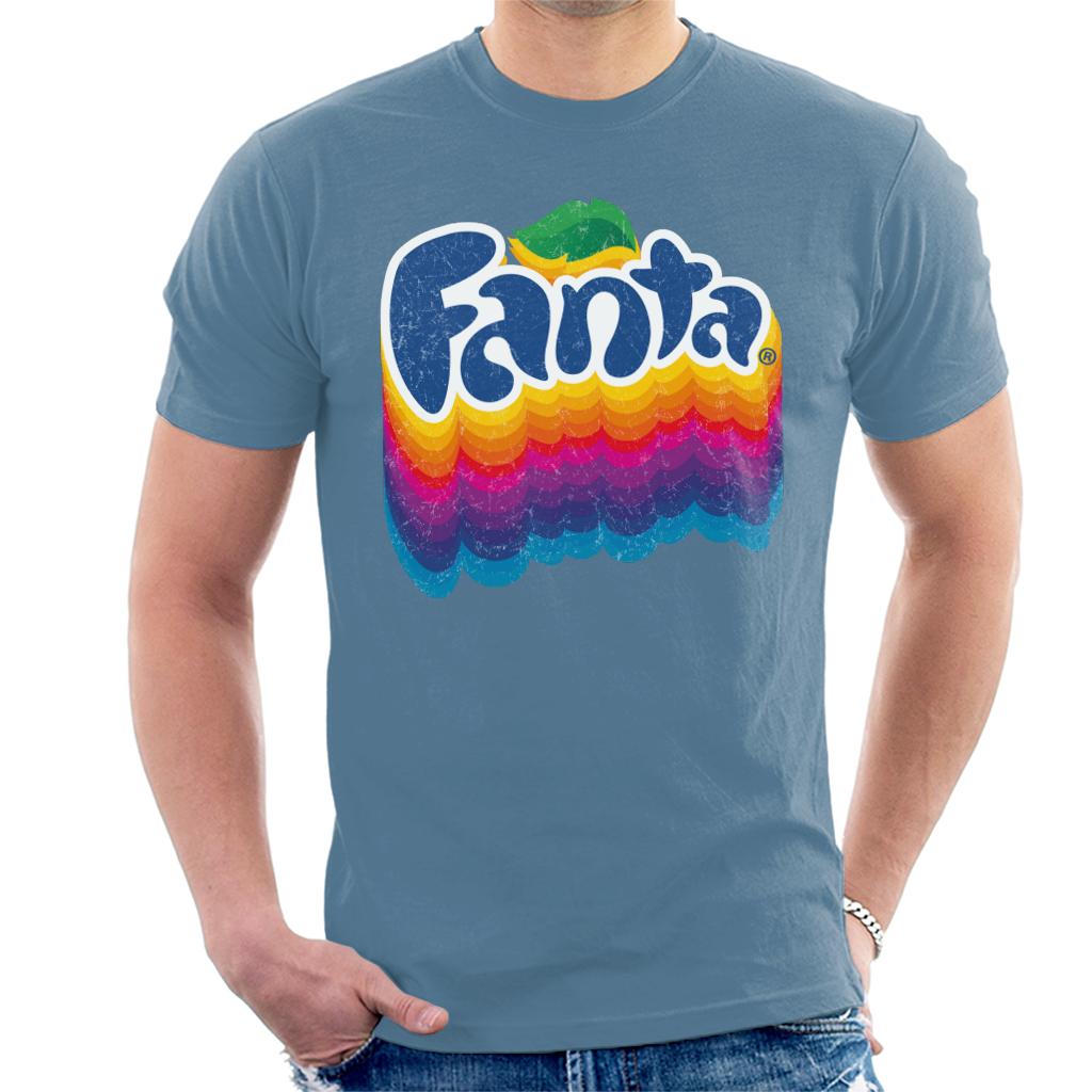 Fanta Rainbow Logo Men's T-Shirt-ALL + EVERY