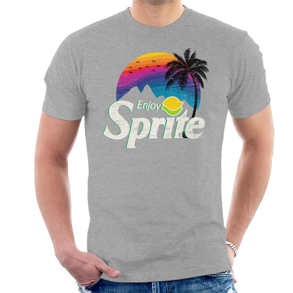 Sprite-Palm-Tree-Sunset-Mens-T-Shirt