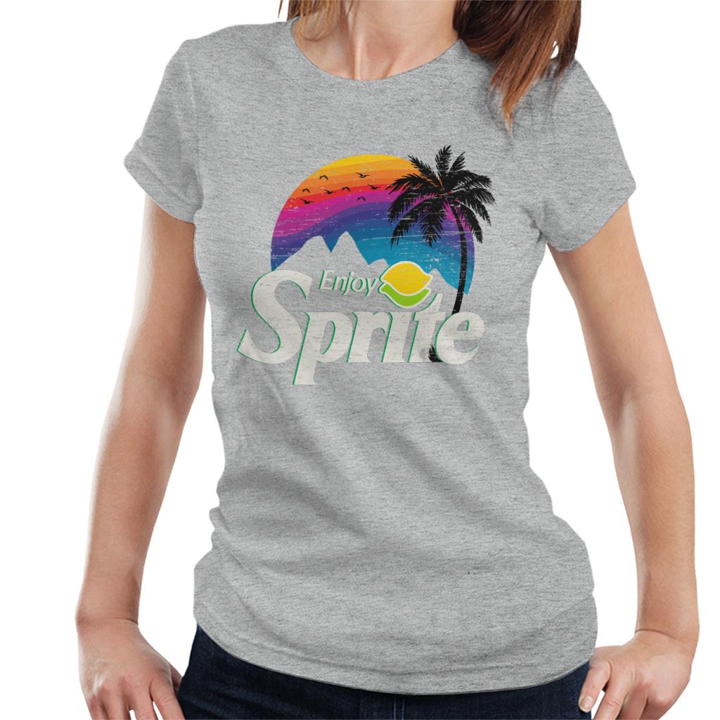 Sprite-Palm-Tree-Sunset-Womens-T-Shirt