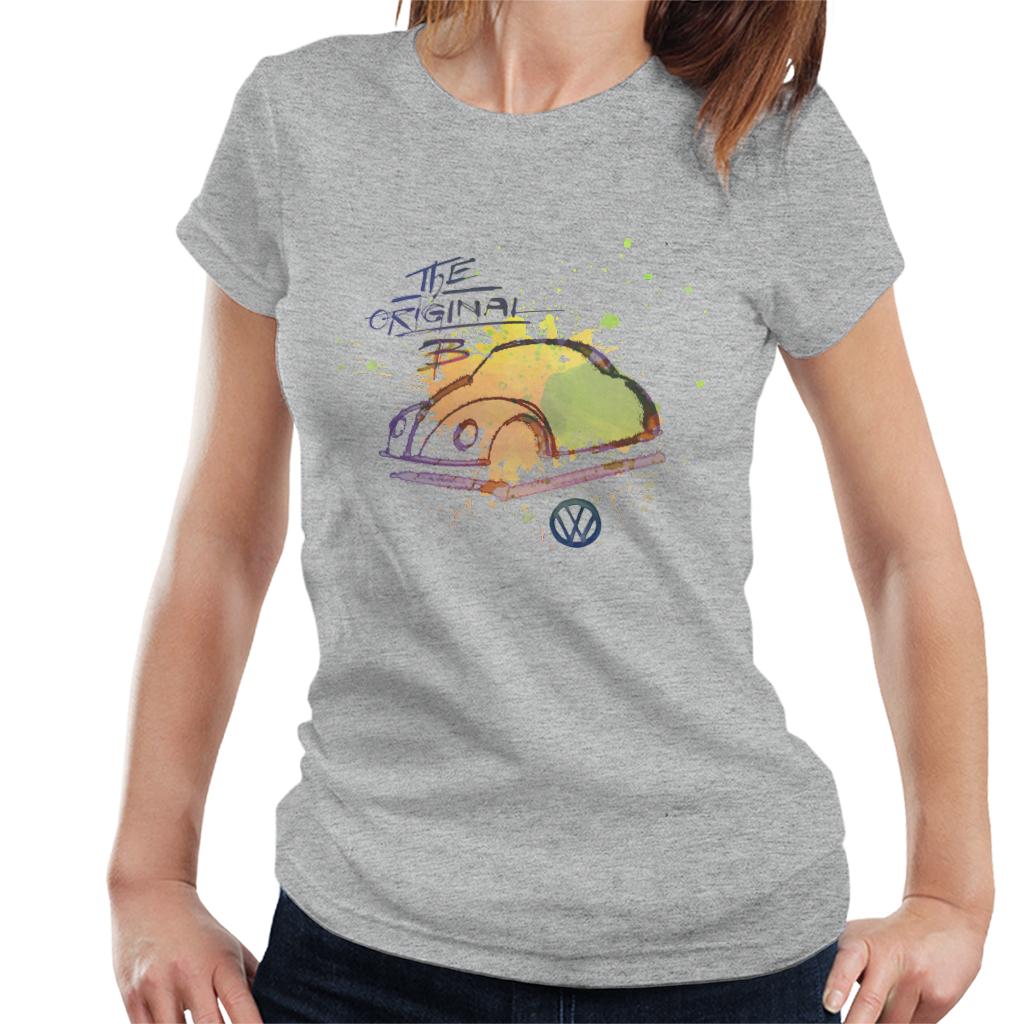 Volkswagen The Original B Paint Splatter Women's T-Shirt-ALL + EVERY